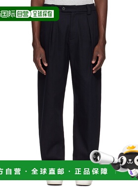 1h可退 潮奢 A.P.C. 男士 黑色 Renato 长裤 COFCOH08428直筒裤