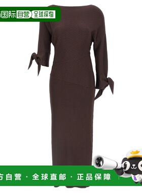 PINKO 女士连衣裙 106313A347L78 SS2026 棕色 'Brina' dress