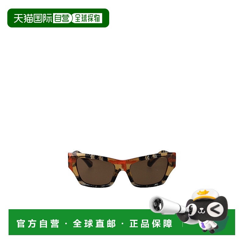 1h可退 BURBERRY 女士眼镜 BE4441U414673 CO 棕色 格纹图案太阳