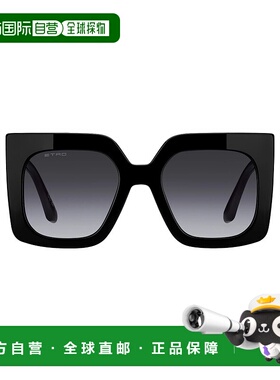 1h可退 ETRO 女士太阳镜 ETRO0075S8079OBLACK SS2025 黑色