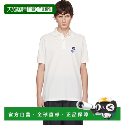 1h可退 潮奢 Paul Smith 保罗 史密斯 男士 白色 Floral Embroide