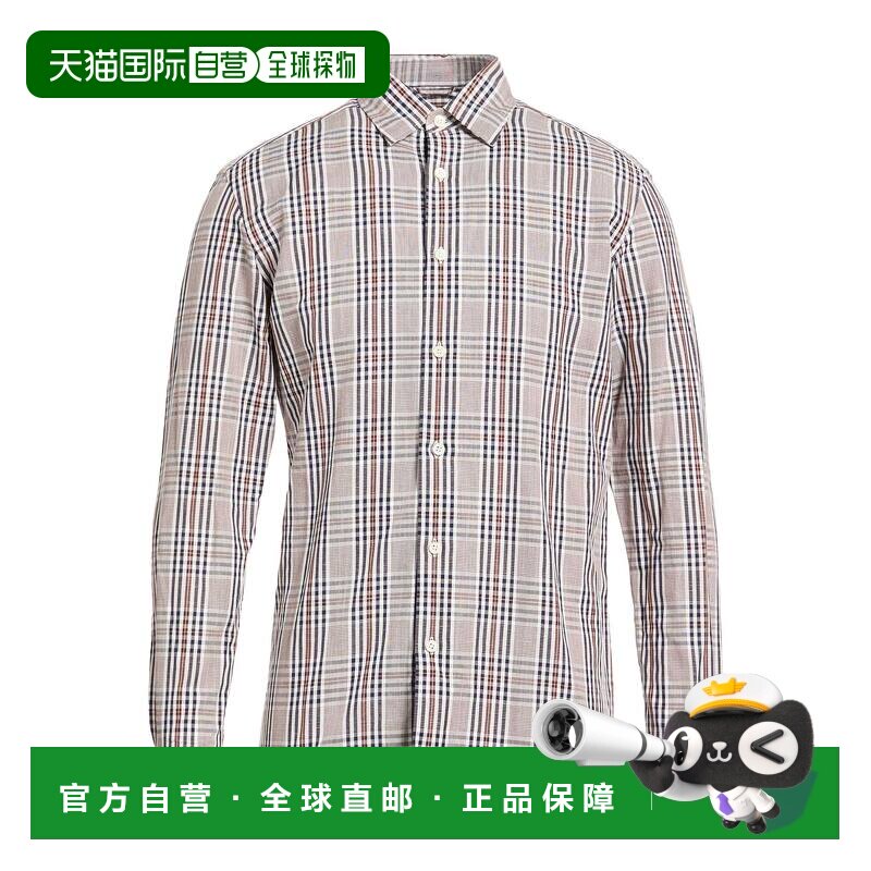 zegna 杰尼亚 男士 标准剪裁衬衫 beige米色 舒适时尚亚麻