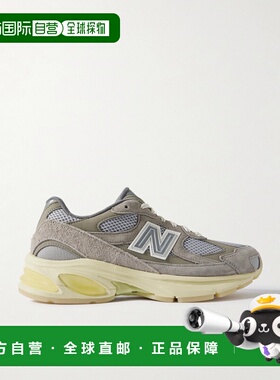 1h可退 潮奢 New Balance  女士 2010 Days 灰色橡胶山羊皮边网纱