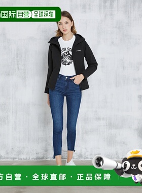 1h可退 mont-bell 女士户外风衣 2306188BK CO 黑色 CLIMABARRIER