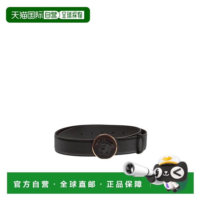 1h可退 VERSACE 男士腰带 DCU6309DVTP1DNDOV AW2021 黑色