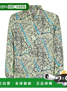 FENDI 男士夹克 FW0554AIAAF1FXO SS2022 绿色