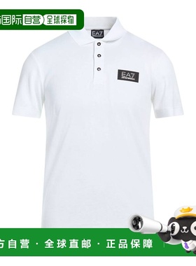 潮奢 Ea7 男士 Polo衫 white白色 舒适时尚
