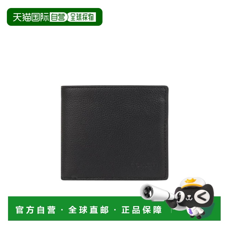 1h可退 COACH 男士钱包 F67630QBBK SS2019 黑色 徽标钱包蔻驰