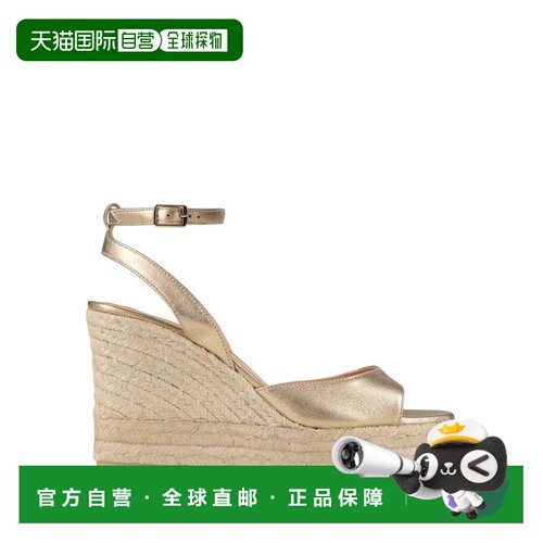 CastaÑer 女士 帆布面凉鞋 metal金属色 舒适时尚