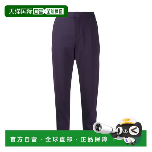 CHLOÉ 女士休闲裤 C19APA030624B0 AW2019 黑色直筒裤西裤