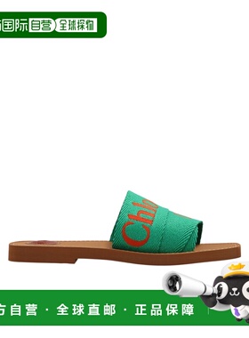 CHLOÉ 女士凉鞋 C23U188EF98R SS2023 绿色 CHLOÉ WOODY slippers
