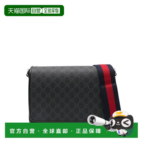 GUCCI 男士斜挎包 792124FADJA1042 SS2026 黑色 【付后1h可退】