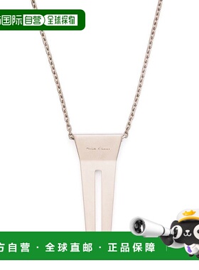 1h可退 RICK OWENS 男士项链 RJ0000024MMT128 CO 白色 徽标吊饰