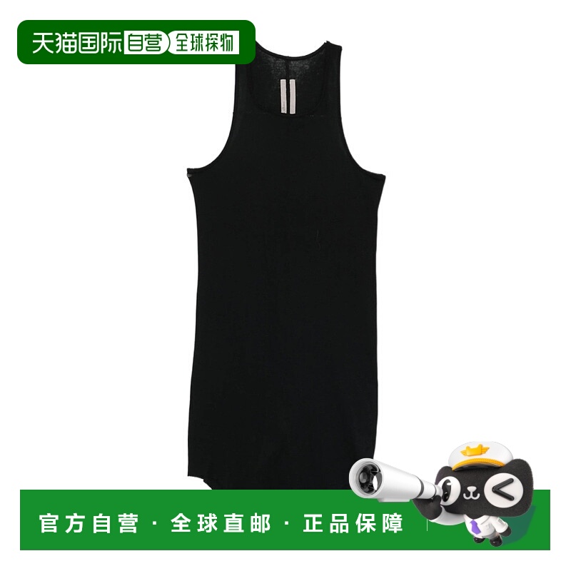 RICK OWENS 男士背心 RU01F2150MR09 SS2026 黑色 圆领背心