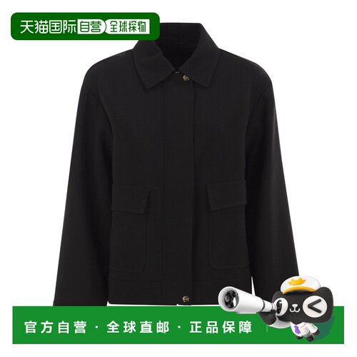 MAX MARA 女士夹克 6046016506001 AW2026 黑色 长袖休闲夹克