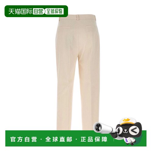 1h可退 BOSS HUGO BOSS 女士休闲裤 50549169118 AW2025 乳白色