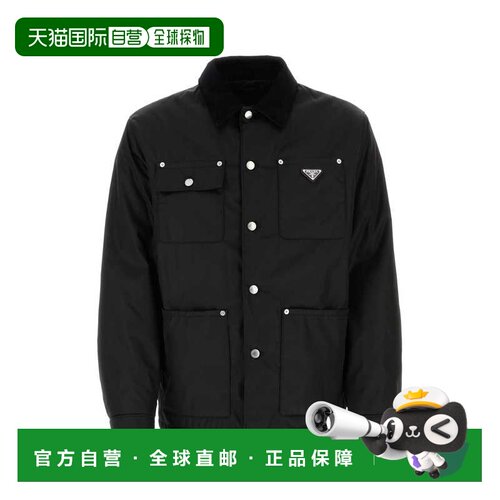 PRADA 男士夹克 SGC281S2321WQ8F0002 AW2023 黑色【付后1h可退】