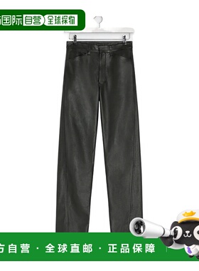 LEMAIRE 女士休闲裤 PA1256LL0095BR507 黑色阔腿裤 AW2025