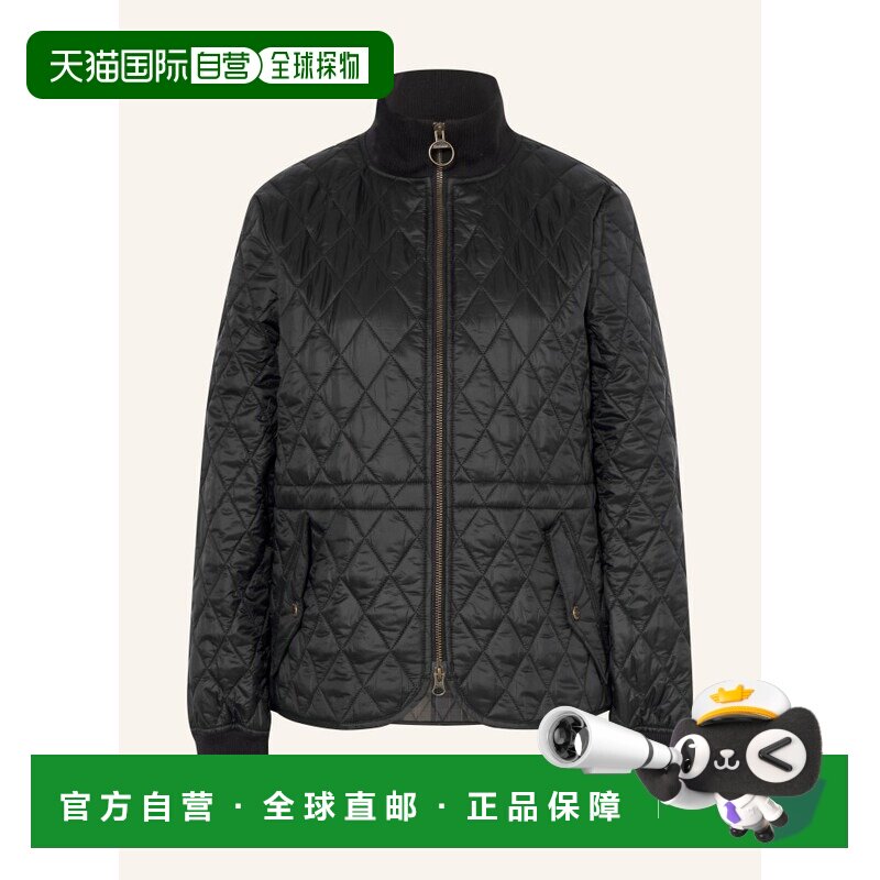 1h可退 Barbour 女士户外风衣 100312916613000 CO 黑色 HERMIONE - 实物图
