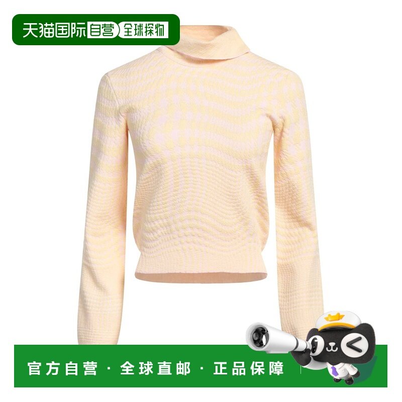 1h可退 潮奢 Burberry 巴宝莉 女士 高领上衣 yellow黄色 舒适时,女装/女士精品,毛针织衫,淘宝优惠券,粉丝福利购,淘宝优惠卷