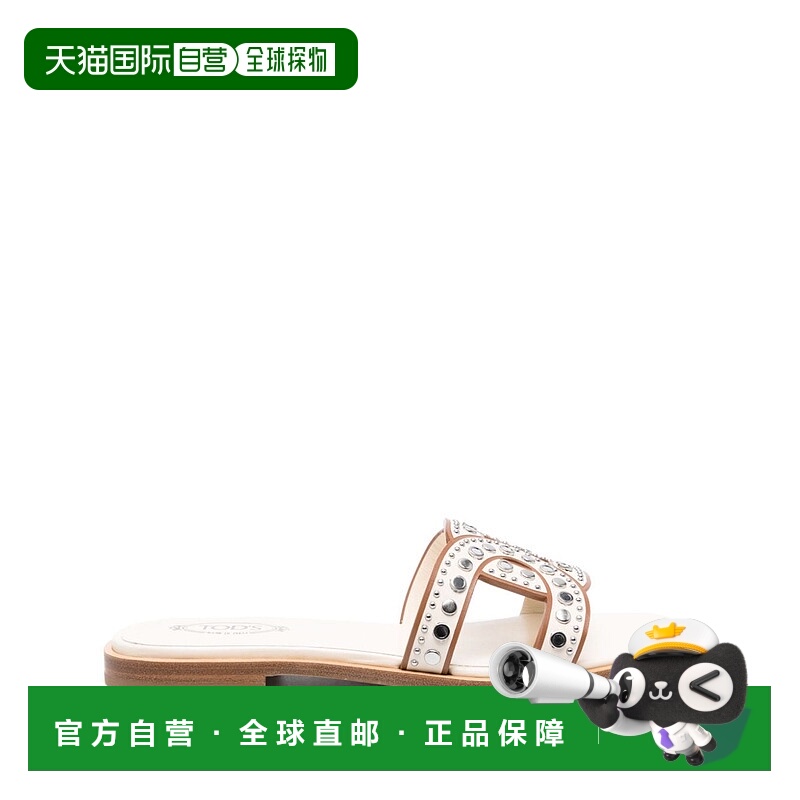 1h可退 TOD'S 女士凉鞋 XXW70K0HZ50GOCC016 SS2025 花色 方头拖