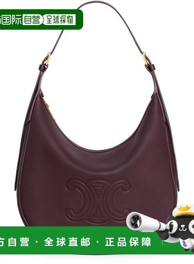 CELINE 女士单肩包 114713FLH28DG AW2025 深棕色 Medium heloise