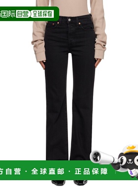 1h可退 潮奢 Levi'S 李维斯 女士 黑色 Wedgie Bootcut 牛仔裤 A8