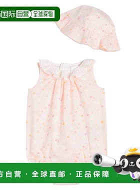 1h可退 潮奢 Chloe 蔻依 婴儿 playsuit and sunhat 棉质套装童装