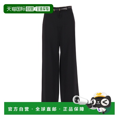 MAX MARA STUDIO 女士西装裤阔腿裤休闲裤 2526136011600001NERO