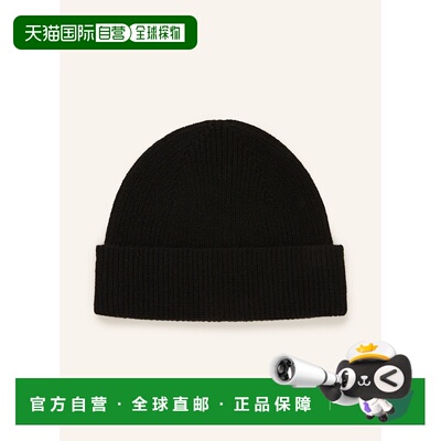 ZEGNA 男士帽子 100165573813000 CO 黑色 Cashmere beanie OASI