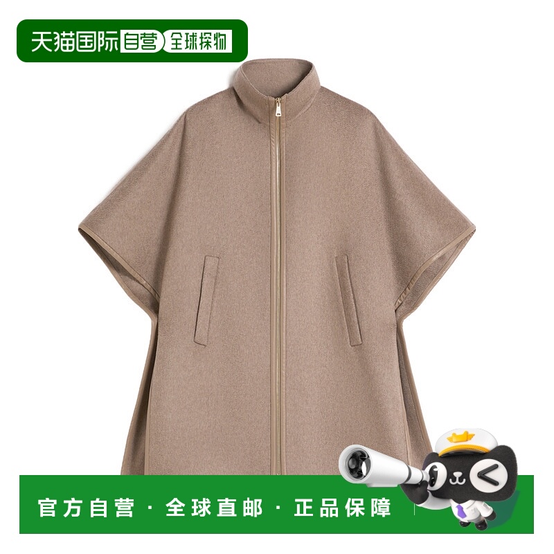 1h可退 MAX MARA 女士外套 4736265206057 AW2025 花色 拉链斗篷