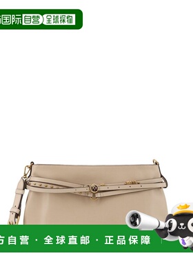 1h可退 潮奢 Pinko 品高 女士 肩带细节肩包 106176A0QO斜挎包