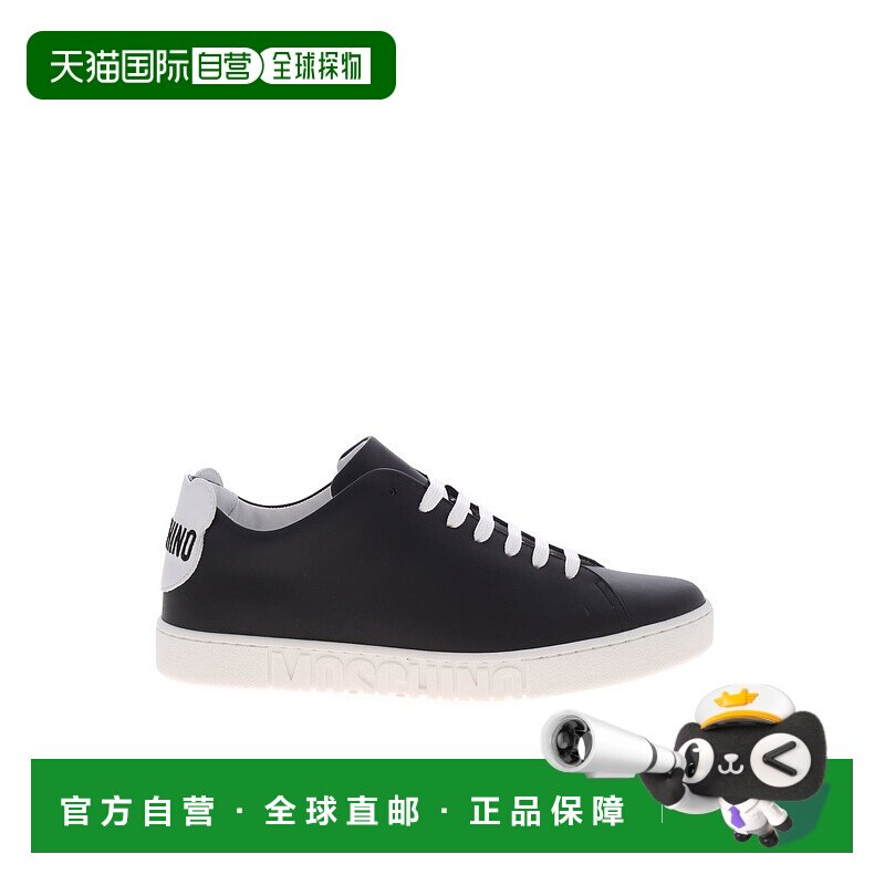 1h可退 MOSCHINO 男士运动鞋 MB15022G1AGA100A AW2020 黑色男鞋