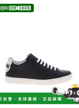 1h可退 MOSCHINO 男士运动鞋 MB15022G1AGA100A AW2020 黑色男鞋