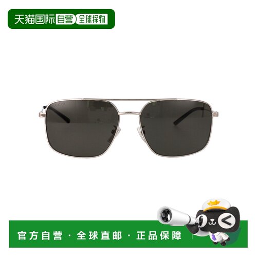 GUCCI 男士太阳镜 GG2096SA001 SS2026 GG2096SA 古驰银色