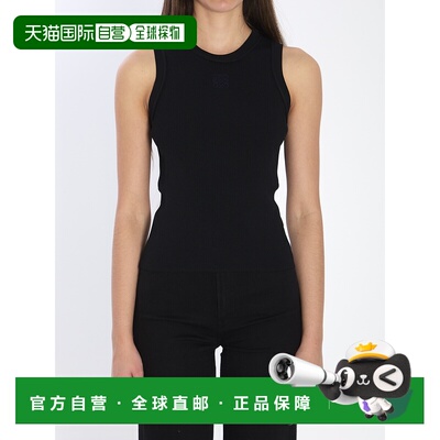 1h可退 LOEWE 女士背心吊带 S359Y55K511100 SS2026 黑色