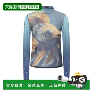 PINKO 女士针织衫 105798A2VMSH4 AW2025 蓝色 PINK MUSTARD top