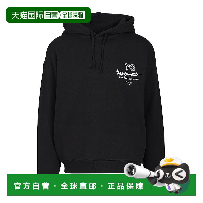 1h可退 Y-3 男士卫衣 KB2604BLACK AW2025 黑色 'Y-3 Graphic FT'