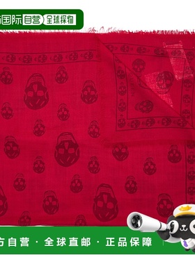 ALEXANDER MCQUEEN 25秋冬  AMQW749VRED 女士 围巾