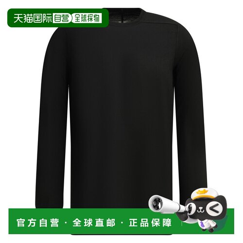 RICK OWENS 男士T恤 RU02F4266JA09 AW2026 黑色 