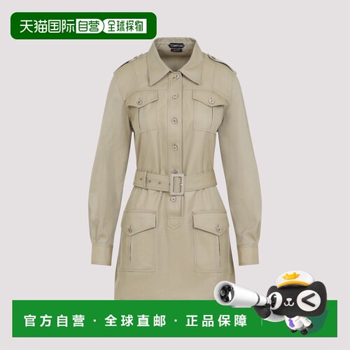 TOM FORD 女士外套 AB3431FAX1215FG710 AW2025 卡其色