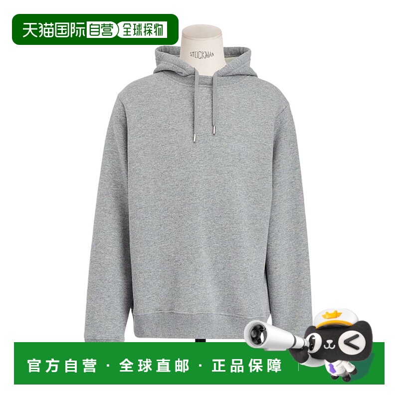 1h可退 DIOR 男士针织衫 593J624A0004C888 AW2025 灰色 长袖连帽