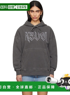 1h可退 潮奢 Ksubi 女士 灰色 Kingdom Oh G 连帽衫 WSP25FL004