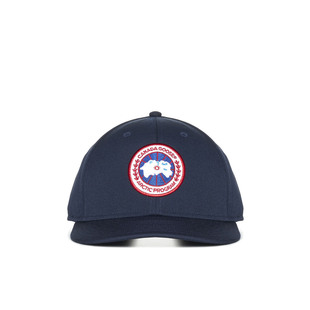 CANADA SS2024 Disc Logo 5480U63 Arctic 帽子 男士 GOOSE 深蓝色