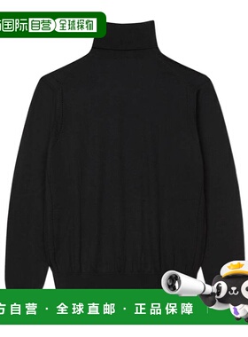 KENZO 女士针织衫 FF62PU7313BI99J AW2025 高领长袖 黑色套衫