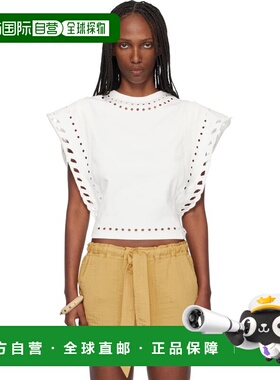 1h可退 潮奢 ISABEL MARANT 女士 灰白色 Odyle T恤 TS0298FAD1N0