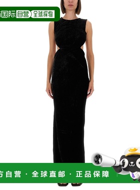 RICK OWENS 女士连衣裙 RP02E4508V09 AW2025 黑色 Sleeveless ve