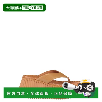 1h可退 CHLOÉ 女士凉鞋 C25A10XSN749 AW2025 花色 厚底拖鞋