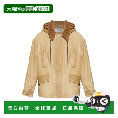 LOEWE 男士夹克 H526Y34LAO0CAMEL SS2026 浅棕色 Leather jacket
