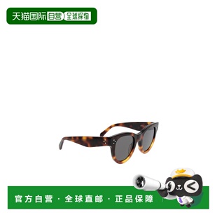 棕色 CELINE CL4003IN53A 徽标太阳镜 女士眼镜